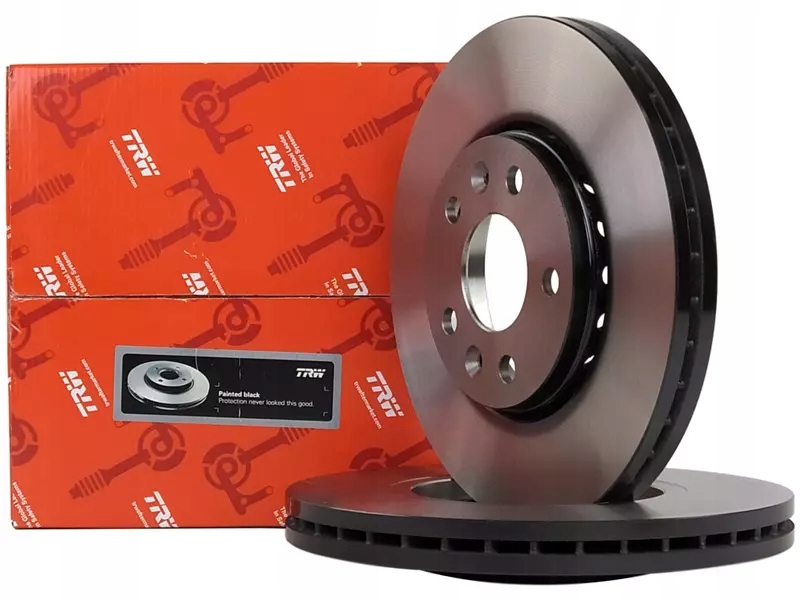 фото №3, Trw гальмівні диски+ гальмівні колодки перед opel vivaro b renault trafic 296mm