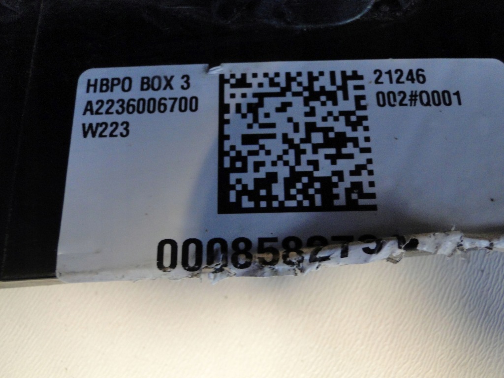 фото №8, Mercedes повітропровід повітря шторка жалюзі верхній s klasa w223 223 maybach