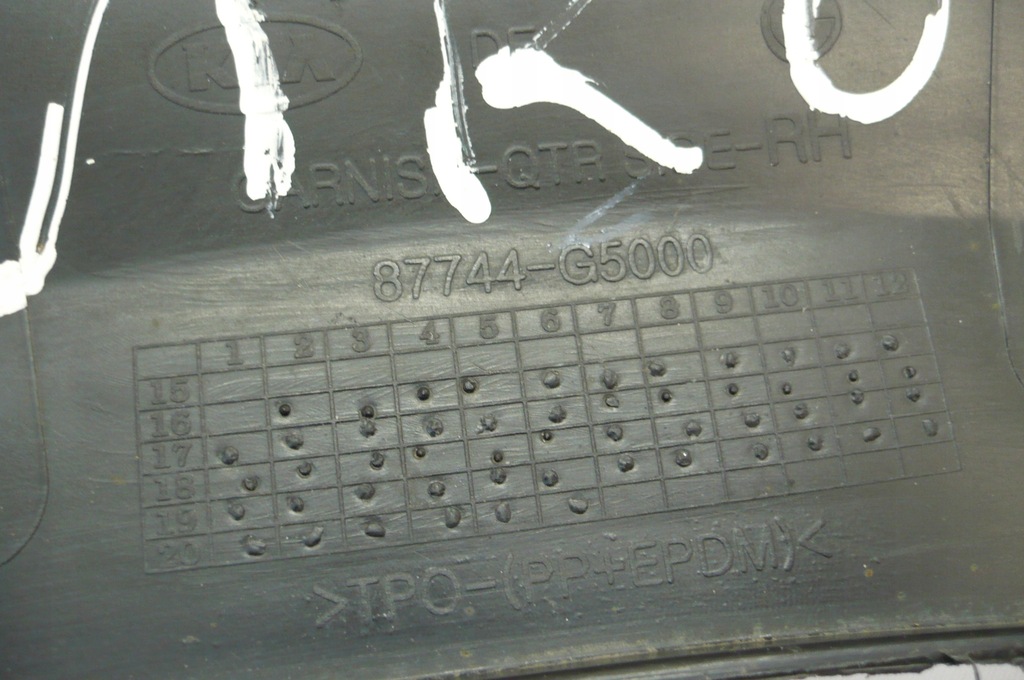 фото №13, Kia niro i 2016- молдинг крила права задня