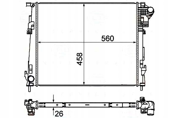 Купить Behr-hella радиатор renault trafic 06- behr hella