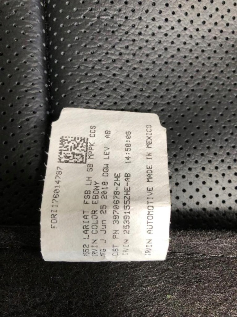 фото №8, Ford f150 2016-2020 сиденье чехлы обивка