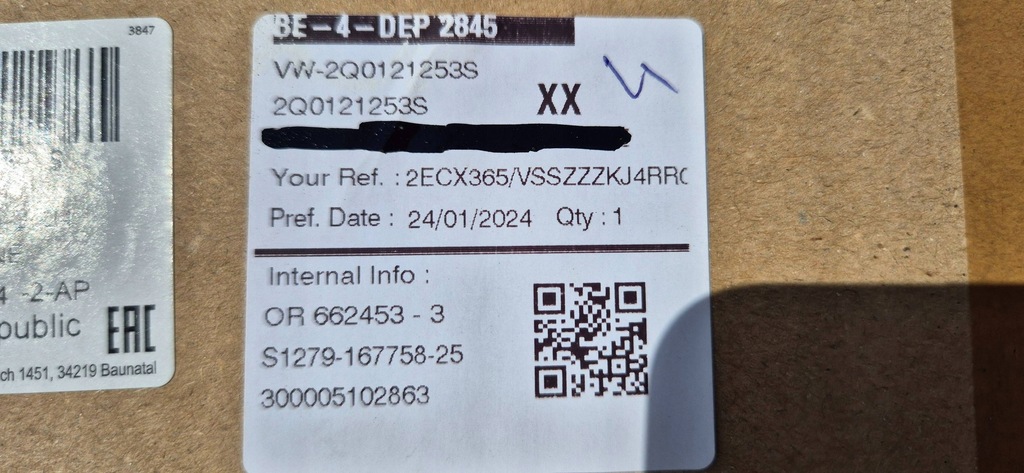 фото №6, Vw polo 2g seat arona skoda 2q0121253s 1.0tsi радіатор wody nowa org