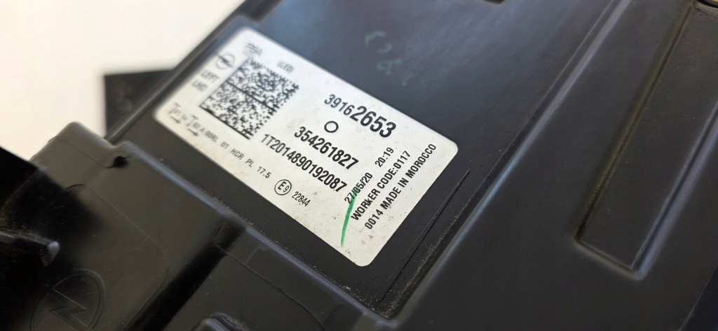 фото №3, Opel corsa f full led 39162653 лампа перед левая eu