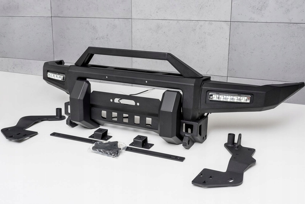 фото №7, Suzuki jimny 1998-2018 бампер сталевий передній