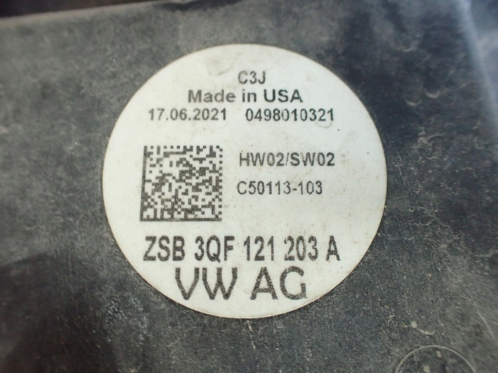 фото №9, Вентилятор вентилятор kpl. vw atlas cross sport 2.0 3.6 2022