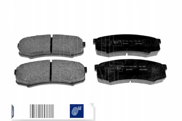 фото №1, Blue print adt34280 набор тормозных колодок тормозных, тормоза дисковые