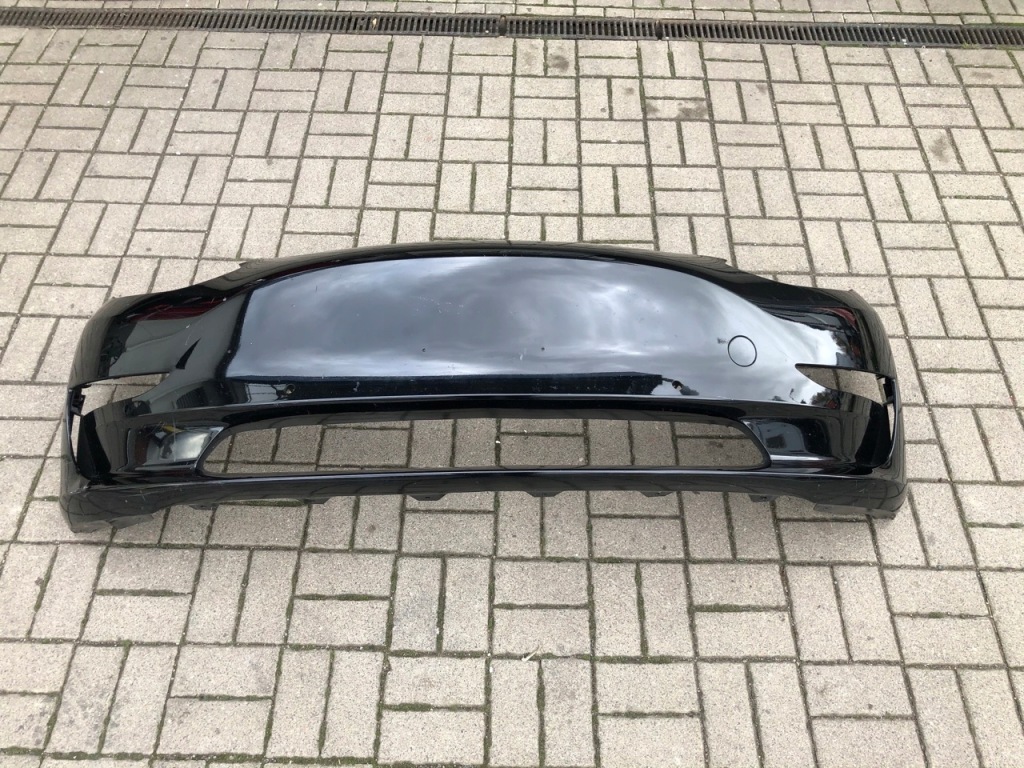 фото №1, Бампер передній tesla model 3 iii + напрямні заглушка