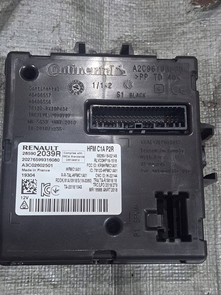 фото №1, Модуль блок керування hfm renault zoe ii 285902039r