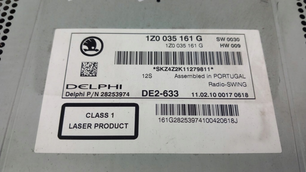 фото №6, Skoda octavia ii lift радио cd mp3 1z0035161g