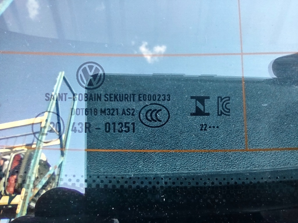 Крышка багажника задняя с стекло vw id4 11a 2022r. черная ly9t оригинал Доставка