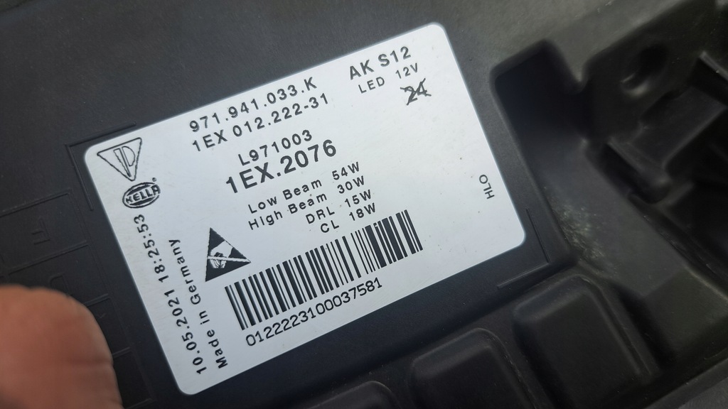 фото №5, Porsche panamera 971 full led лампа передняя