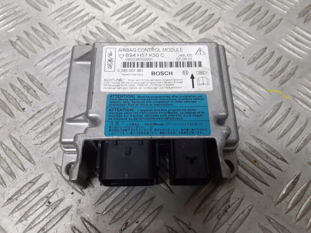 фото №1, Модуль датчик подушка безпеки mazda 3 bk 0285001961