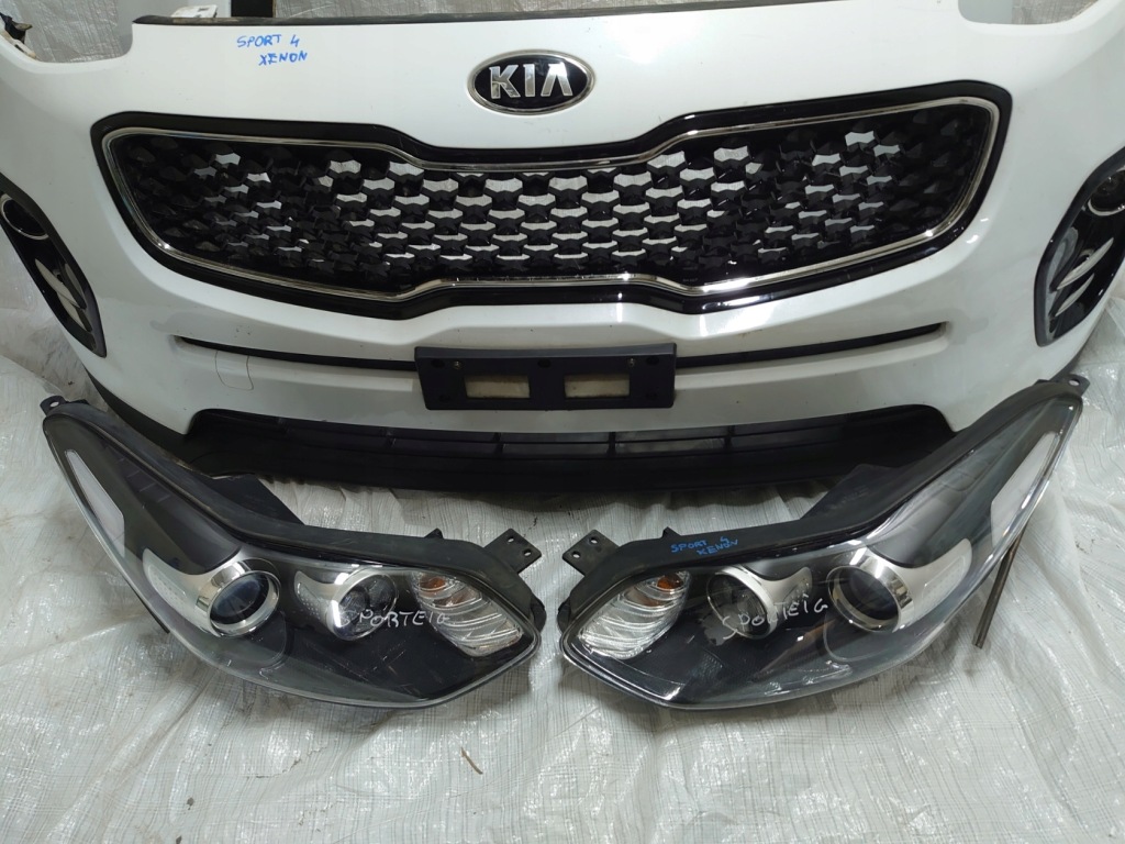 фото №2, Sportage iv 4 ксенон led перед капот бампер лампы