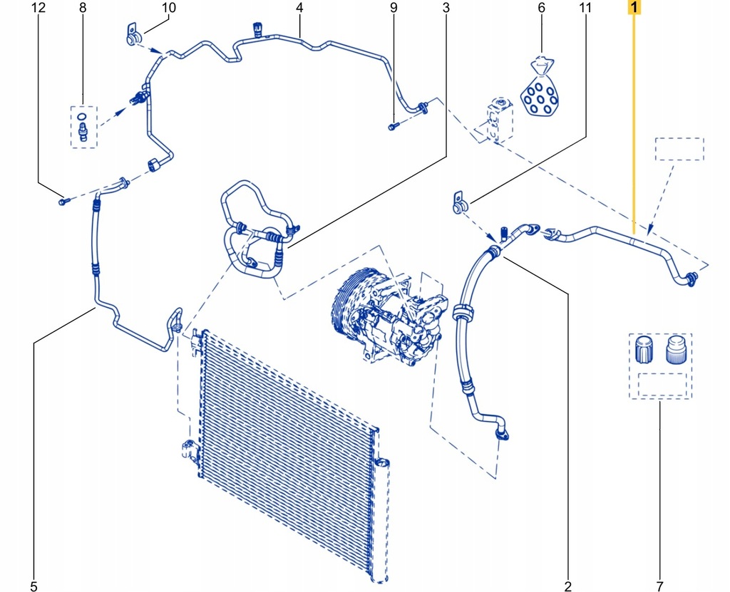 фото №12, Шланг кондиционера duster ii logan ii sandero ii