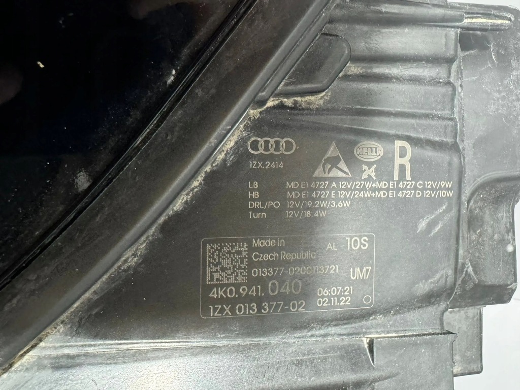 фото №11, Audi a6 c8 лампа права перед передня full led matrix 4k0941040