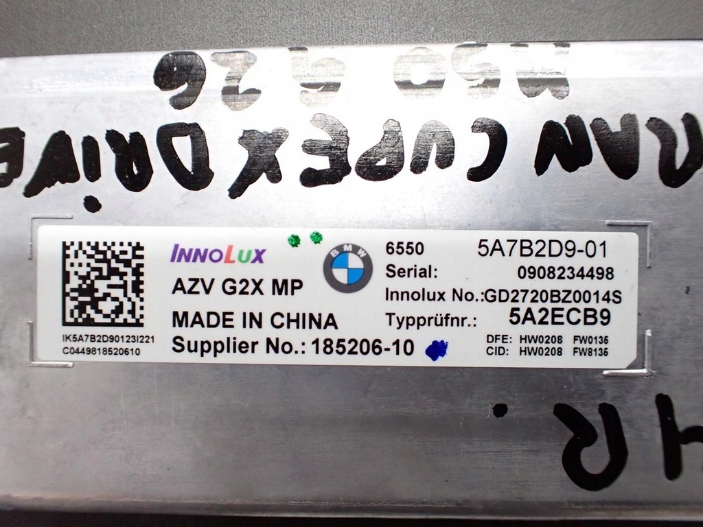 фото №7, Навігація navi радіо дисплей fabrycz 5a7b2d9 ci5b3f572 bmw 4 i4 g26 24r