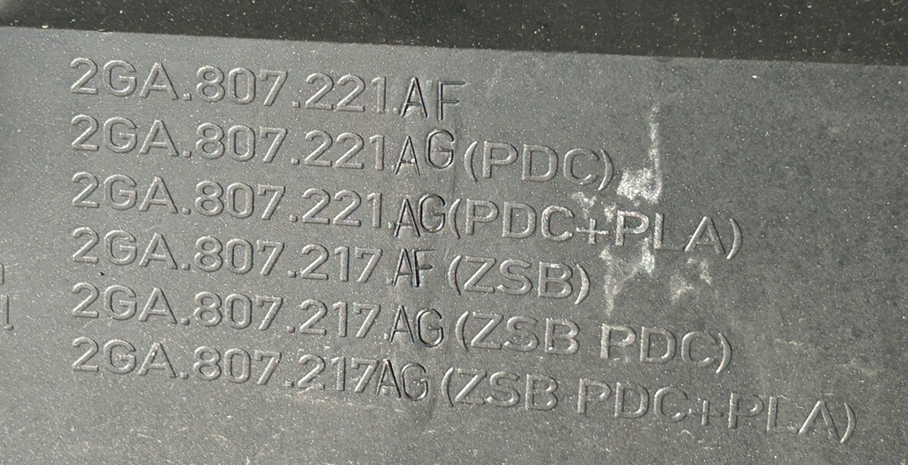 фото №8, Бампер перед передній vw t-roc 2ga 17- pdc