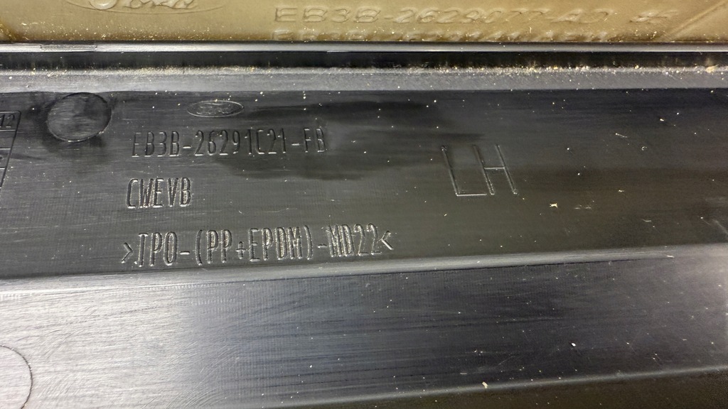 фото №5, Ford ranger 15+ левая молдинг кузов рейлинг накладка eb3b-2629077-ad zdk783fd