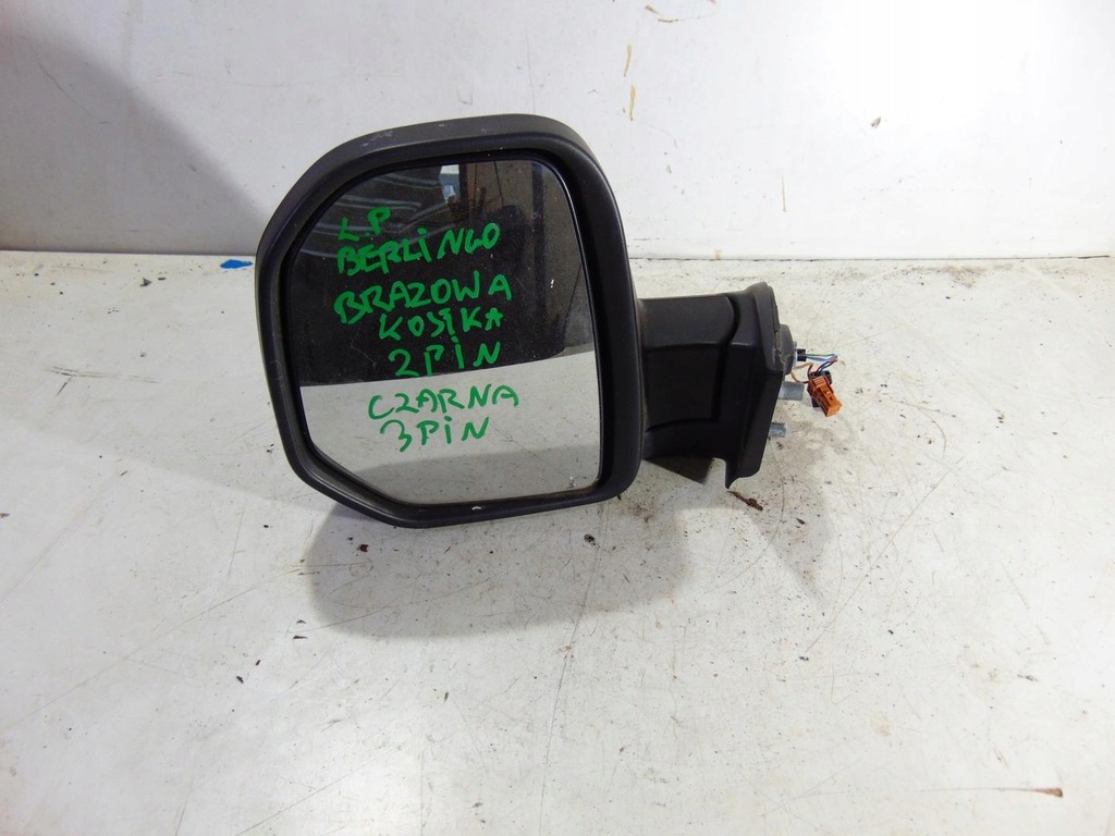 фото №1, Зеркало левая 5 pin partner berlingo ii