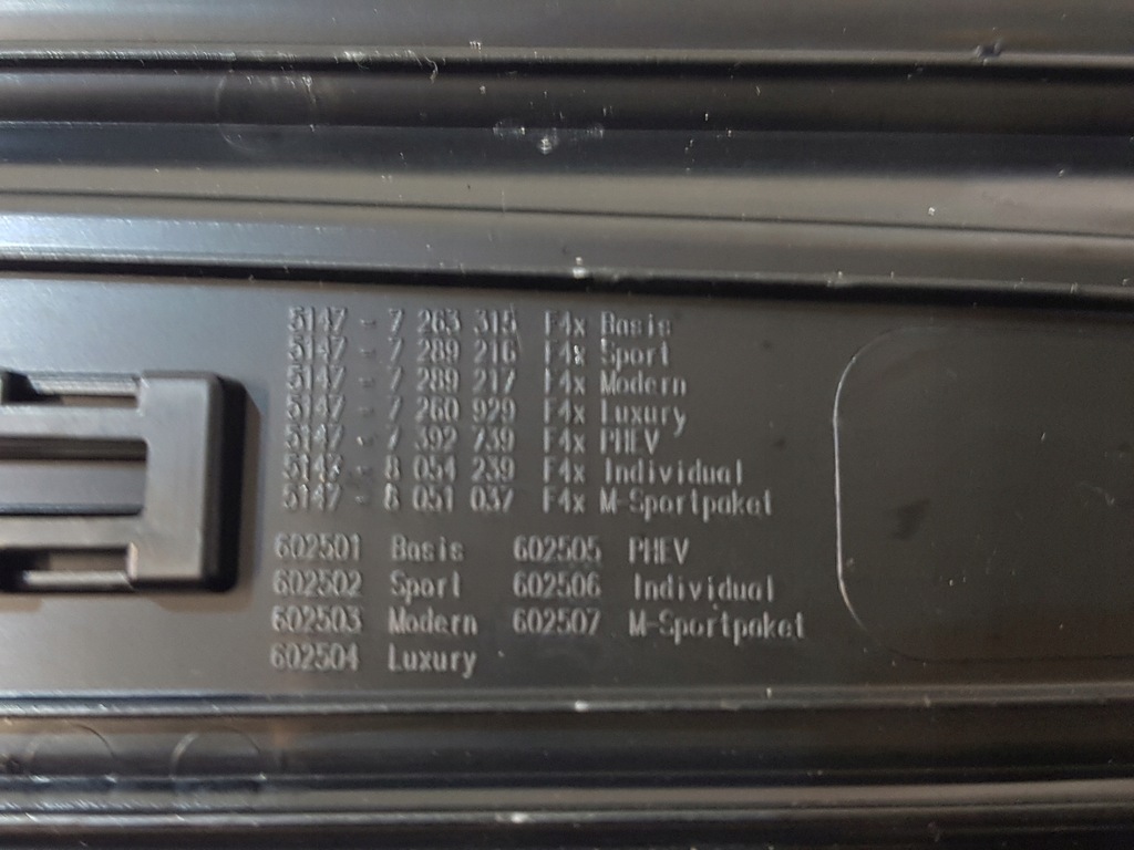 фото №6, Bmw 2 f45 молдинг накладка порог m-pakiet комплект 4szt.