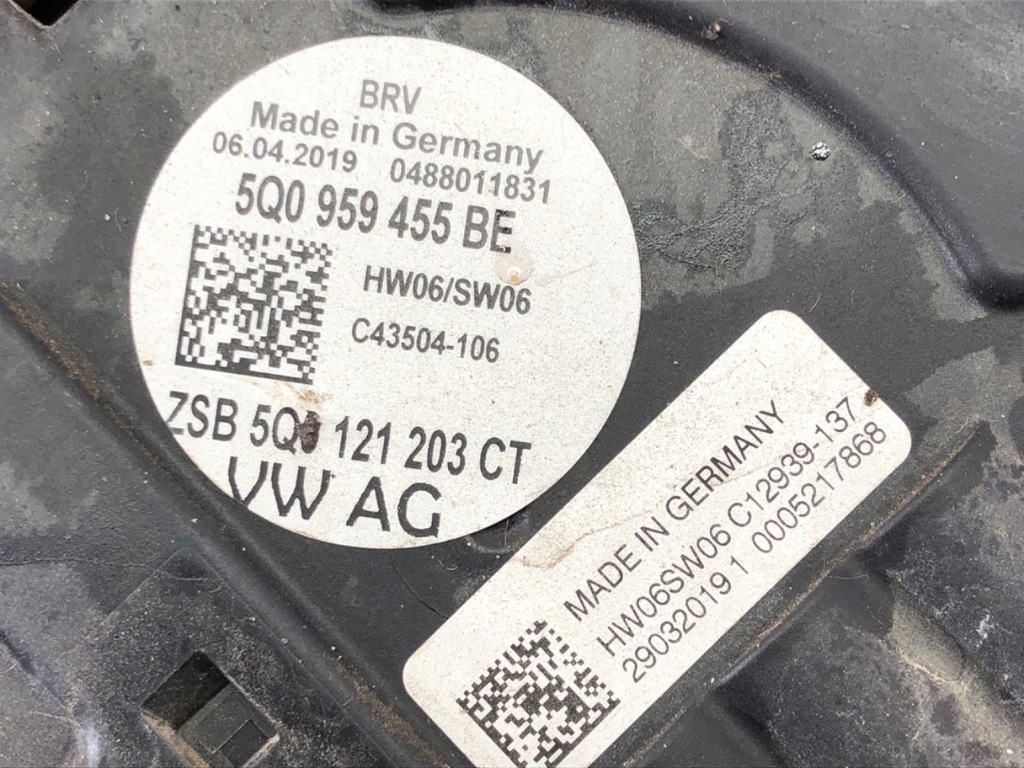 фото №5, Вентилятор радиатора vw t-roc 1.5 150km 5q0959455be вентилятор