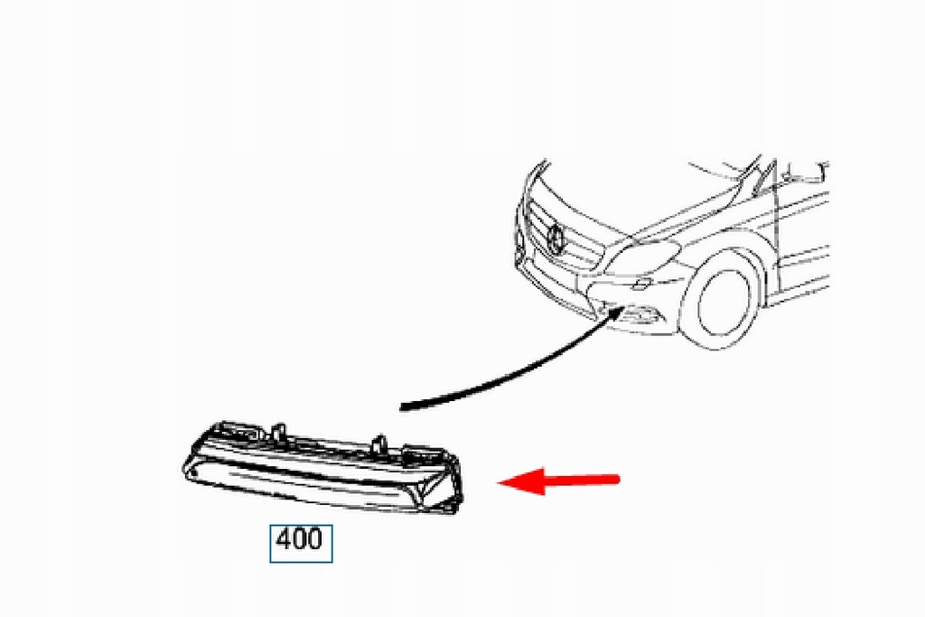 фото №9, Mercedes-benz b-class w246 свет передние правое drl nowe оригинальные a204