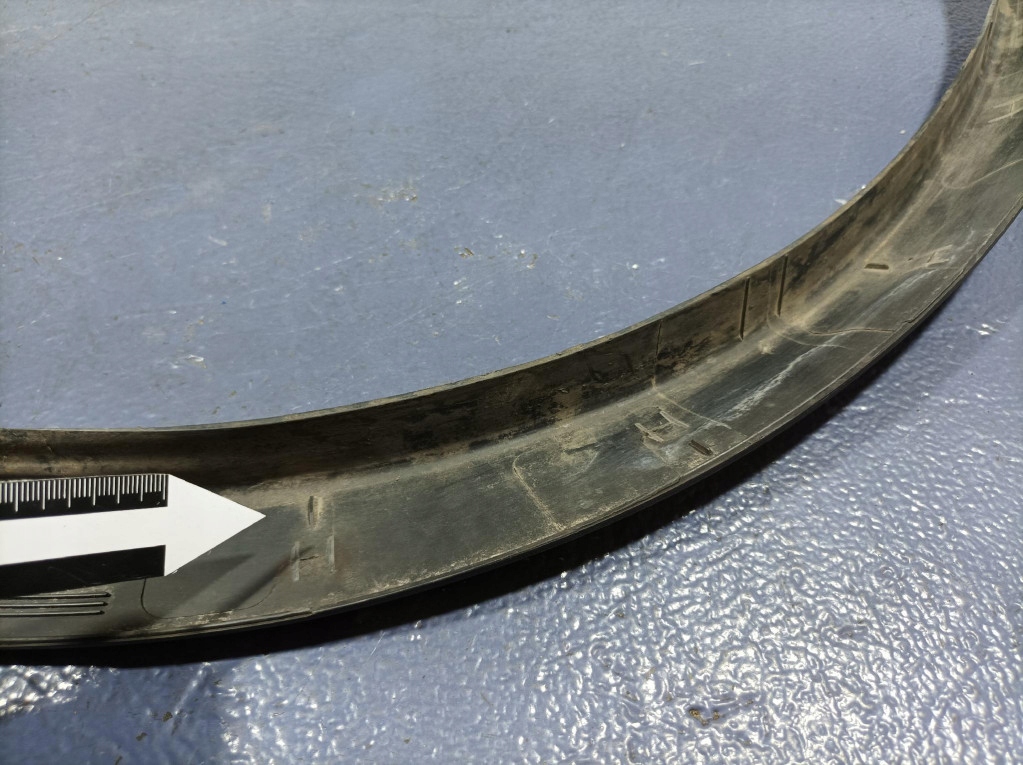 фото №9, Nissan qashqai j10 lift молдинг накладка крыла левый задняя 93829bro