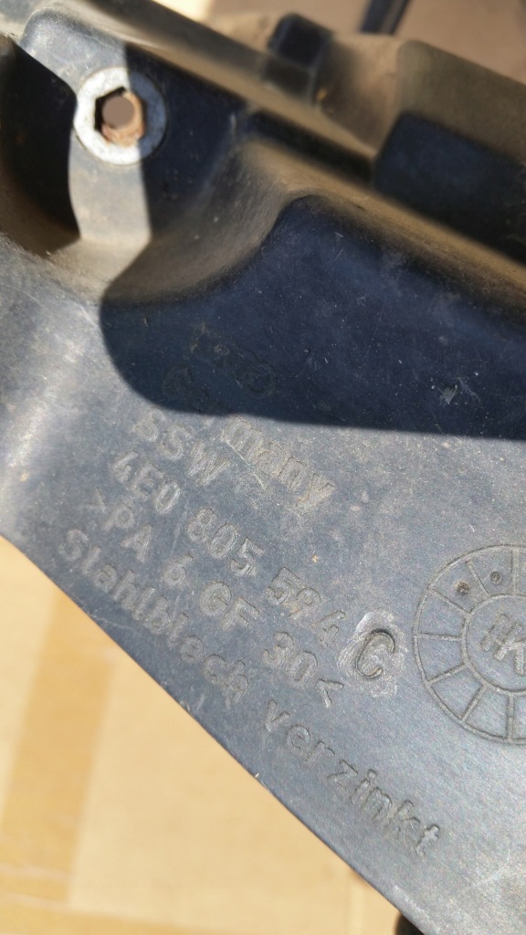 фото №13, Audi a8 d3 pas передний 5.0 tdi 4e0805594c