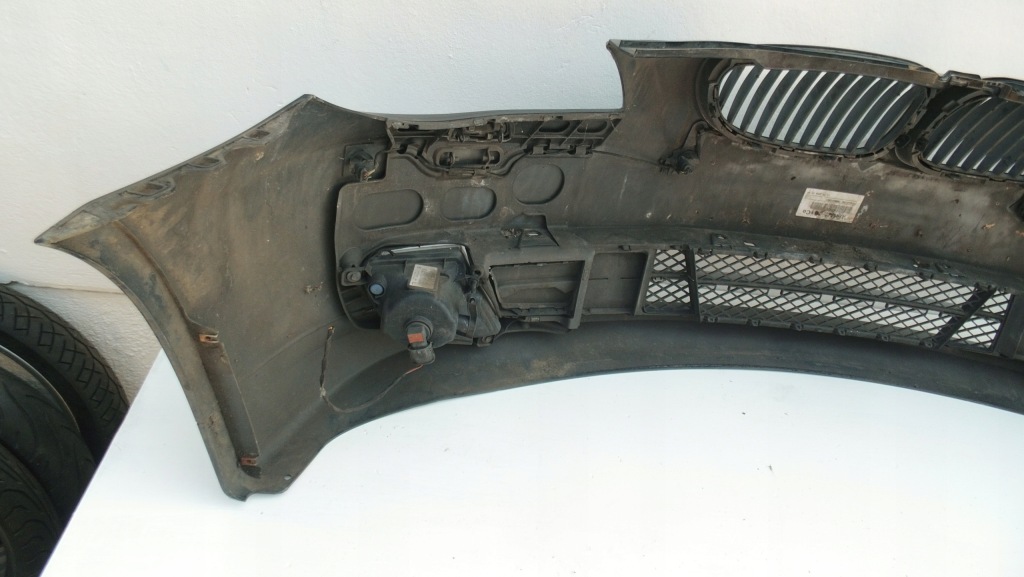 фото №13, Bmw 5 e60 e61 2003 -10 бампер передній перед омивачі ксенон pdc blackshapire