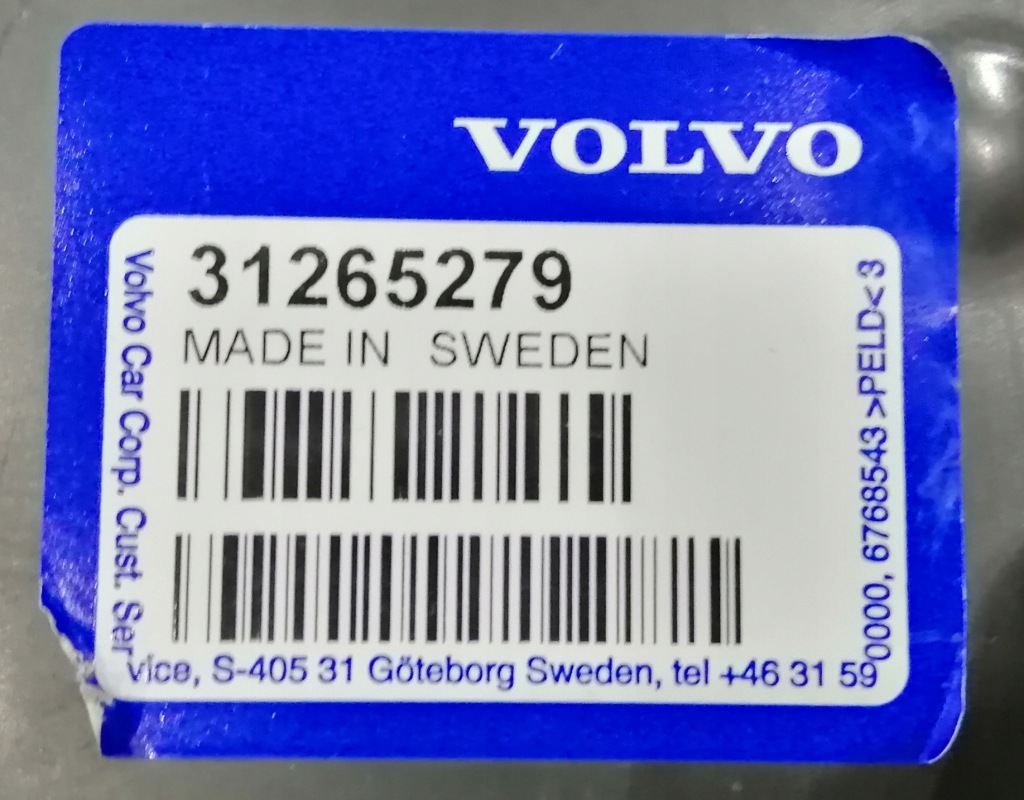 фото №8, Направляющая бампера левый задняя volvo v60 2011-2018