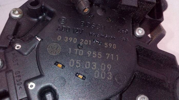 фото №6, Моторчик дворник задняя vw touran i 1t0955711
