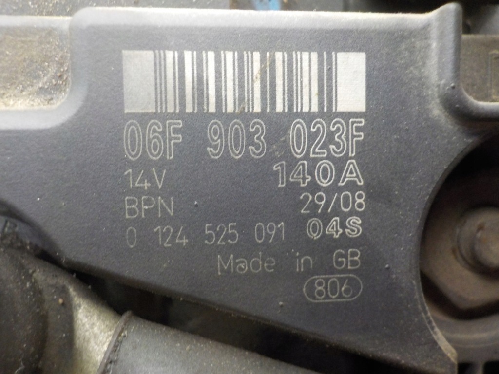 Генератор 2.0tdi audi volkswagen skoda 06f903023f с Разборки