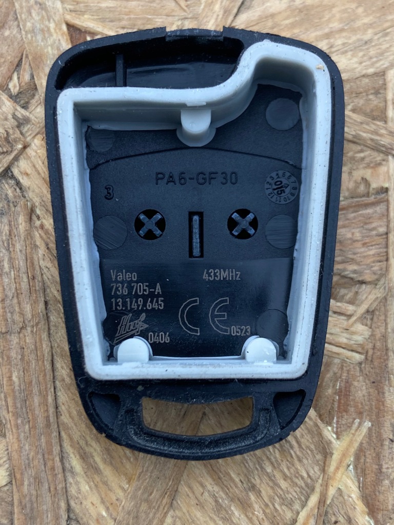 фото №6, Ключ pilot opel corsa d astra h zafira b 433mhz 13149645 13.149.645