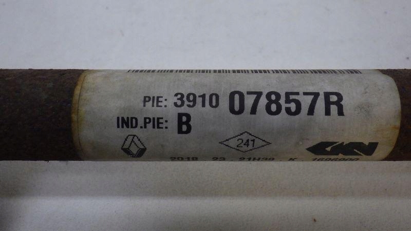 фото №7, Приводной вал правая механическая коробка передач dacia sandero ii stepway 0.9 tce 391007857r