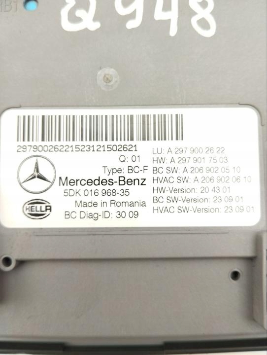 Купить Средний блок управления система комфорта mercedes-benz eqe suv 2024 a2979002622