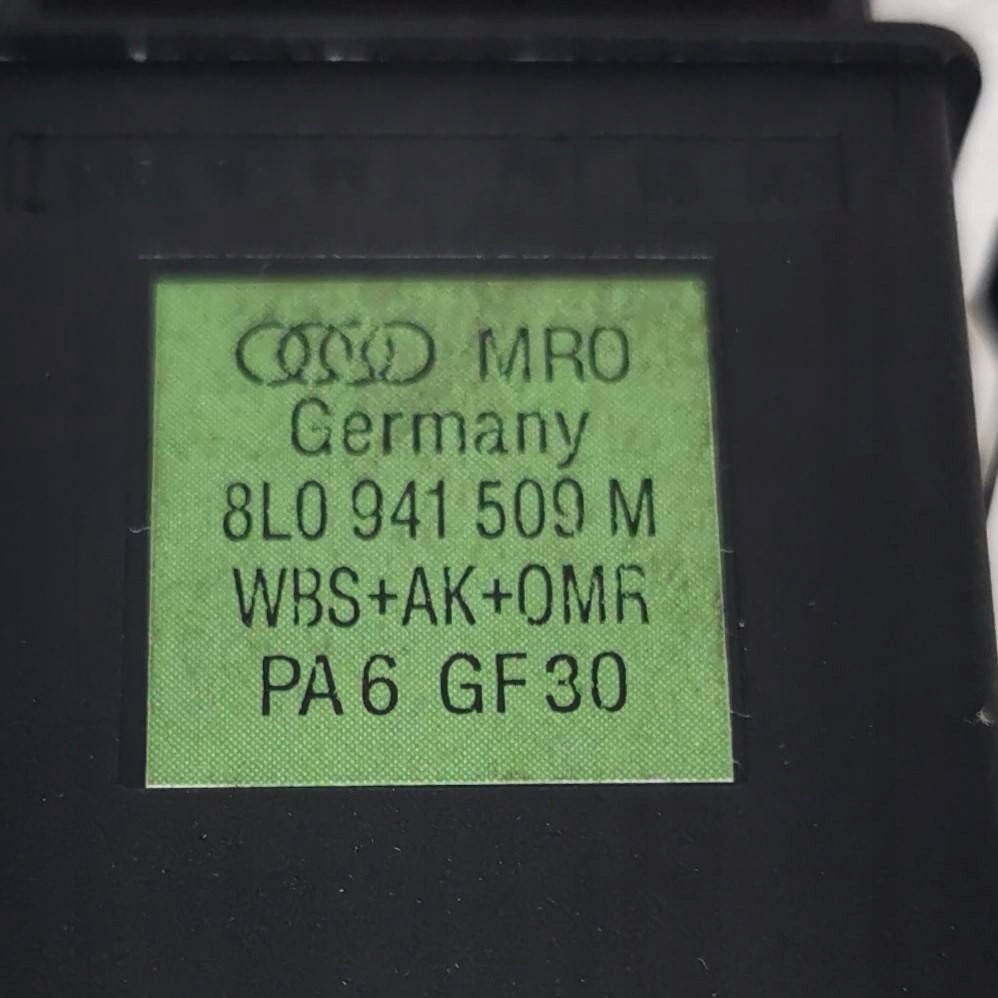 фото №7, Кнопка света аварийных audi a3 s3 8l 2001 8l0941509m all/e/3