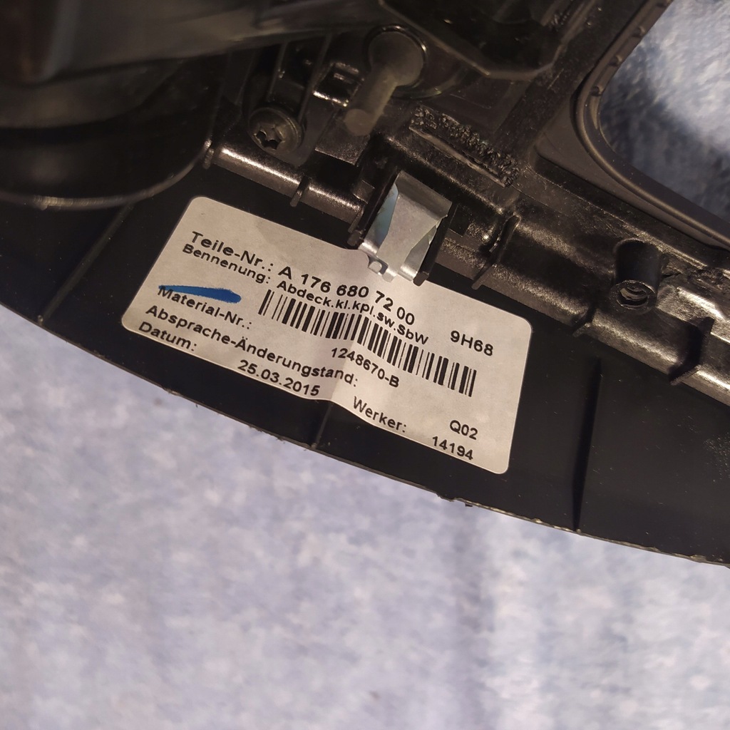 фото №6, Рамка тунель попільничка захист mercedes w176