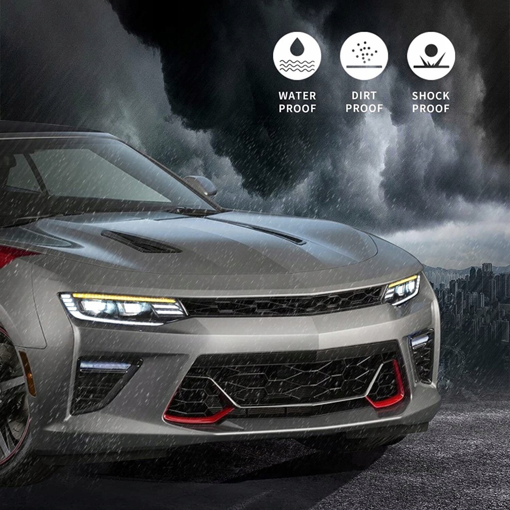 фото №4, Лампи led передні chevrolet camaro 16-18 ram 1500