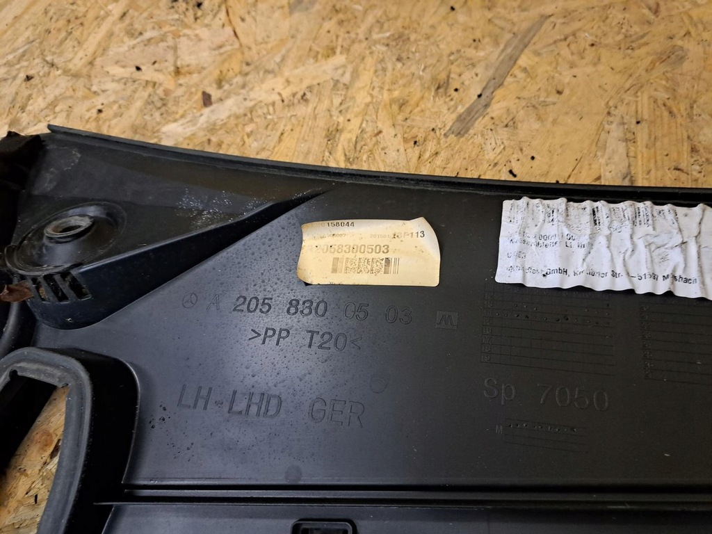 фото №5, Mercedes w205 жабо захист ліва лоток