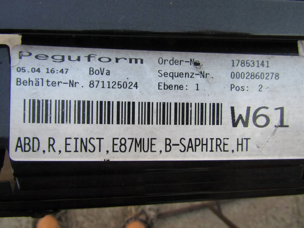 фото №13, Bmw 1 e87 молдинг права перед 7184354