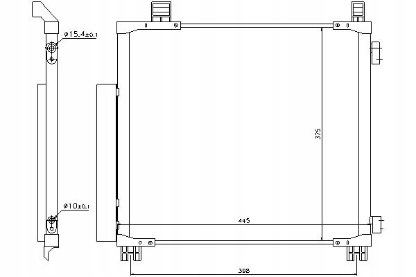 фото №1, Nissens конденсатор кондиціонера aston martin cygnet