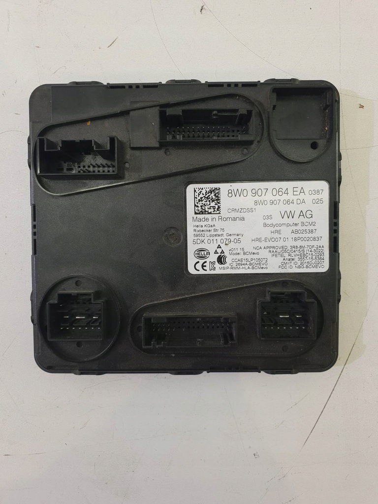 фото №1, Audi a4 b9 модуль комфорта bcm 8w0907064ea