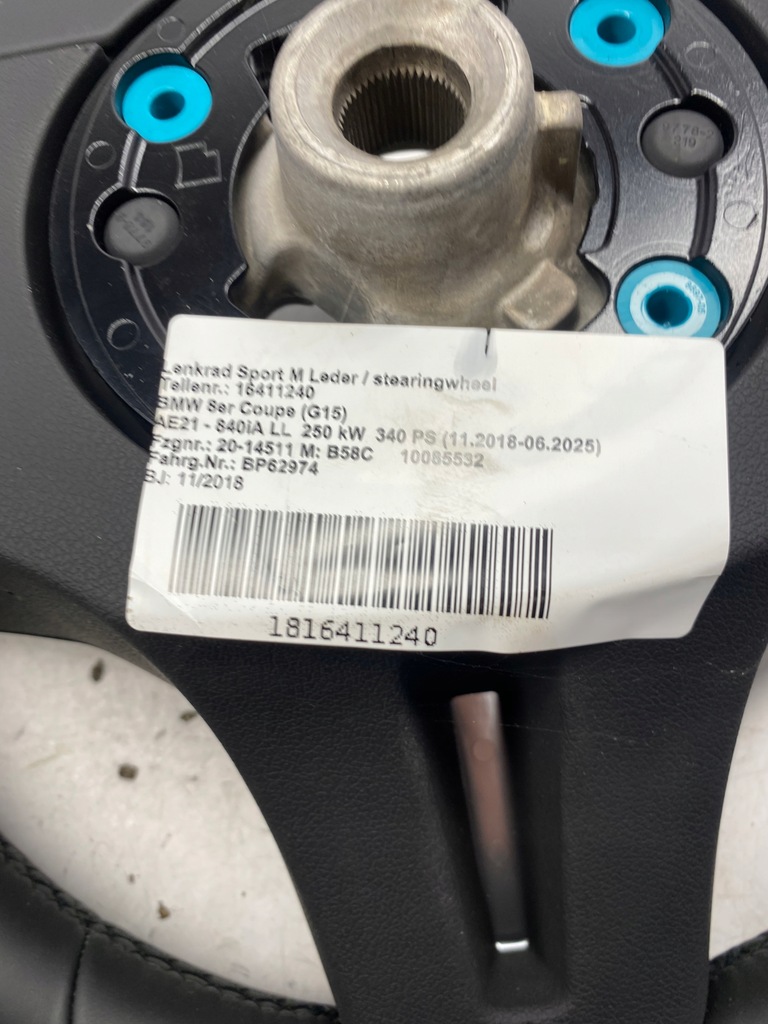 фото №9, Bmw 8 g14 g15 g16 повітропровід пелюстки перемикання