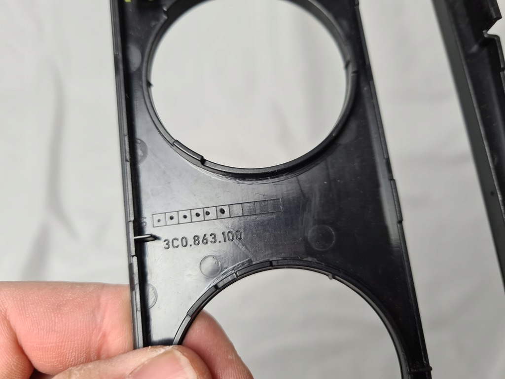 фото №11, Молдинг dekor рамка радіо кондиціонер vw passat b6