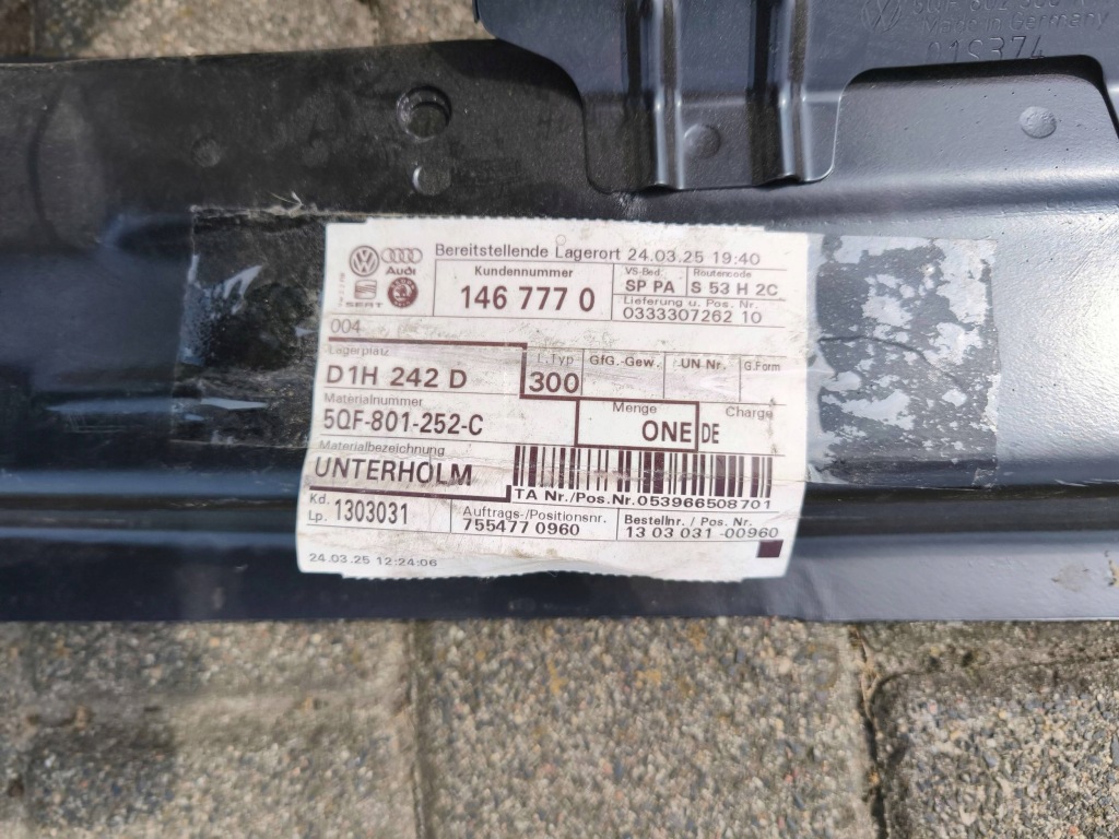 Крыло задний задний правая  audi q3 83f порог стойку ... 2018- с Разборки