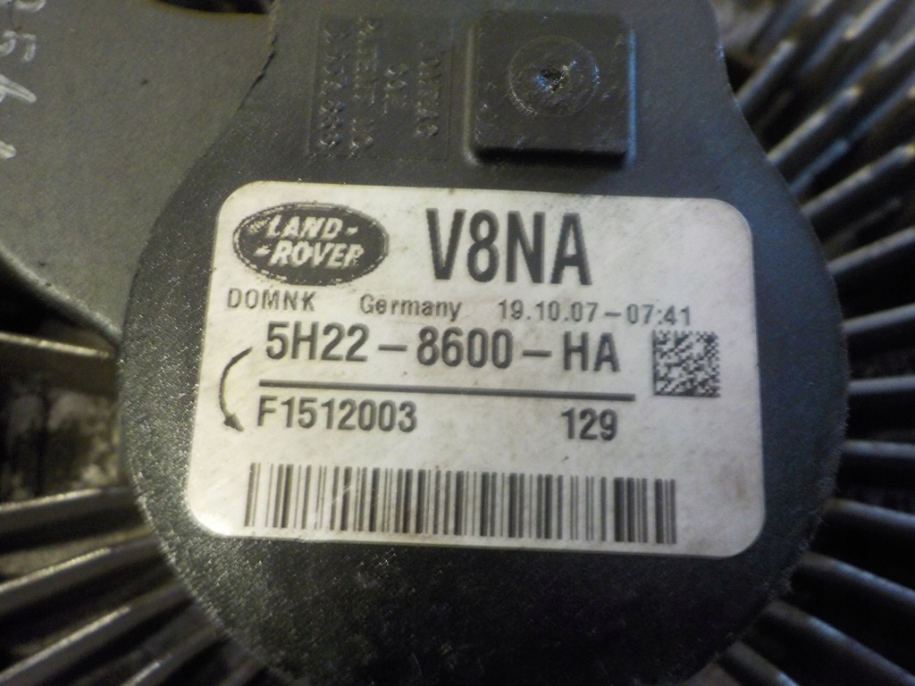 фото №5, Range rover l322 sport 3.6 td v8 272 km 368dt віскозна муфта 5h22-8600-ha