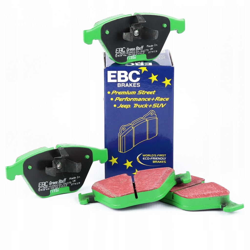 Купить Тормозные колодки ebc green stuff задний - alfa romeo giulia, stelvio 2016-2022 2.0t 2.2d