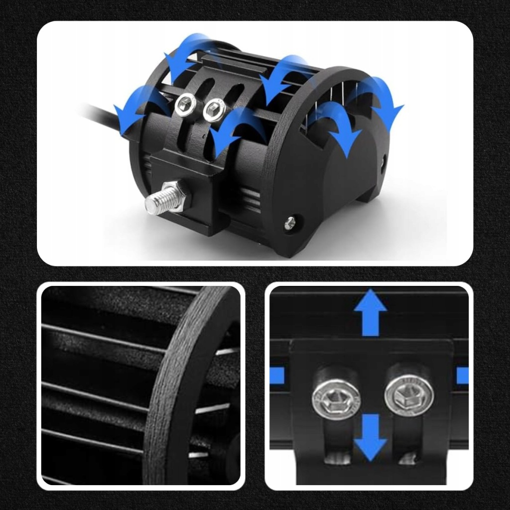 Купить Лампа рабочая led 60w противотуманная фара прожектор фара автомобильный 12v 24v