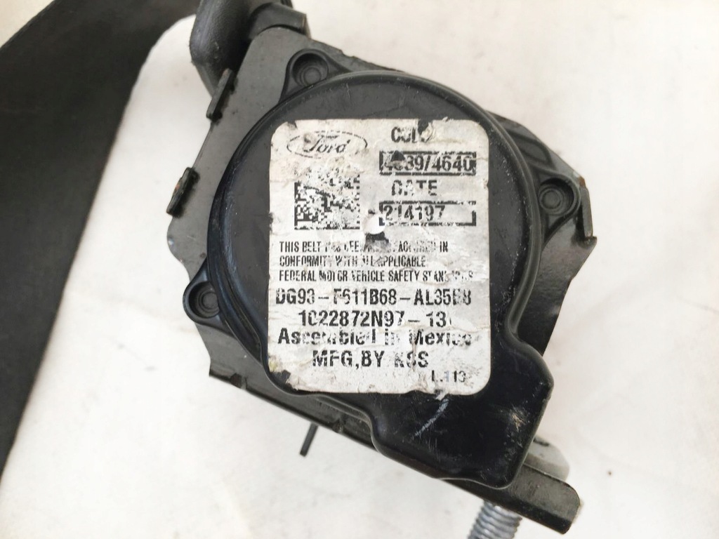 фото №5, Ford fusion mk5 13- pas безопасности задняя usa