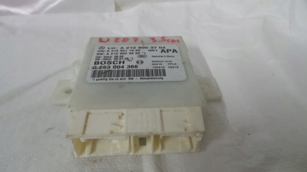 фото №5, Блок керування модуль pdc mercedes w212 a2129003704 pdc